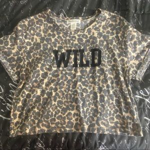 Cheetah Print Crop Top
